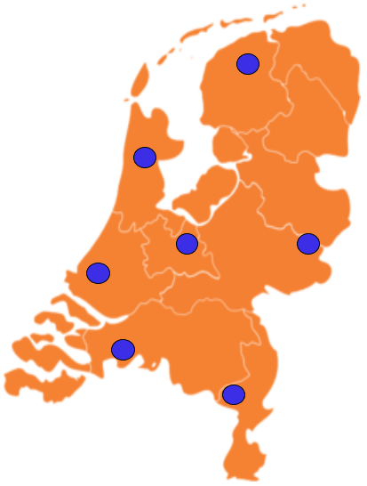 klimaat regio in Nederland selecteren
